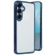 Samsung Galaxy S25 Plus Kılıf Lensli Silikon - Lacivert