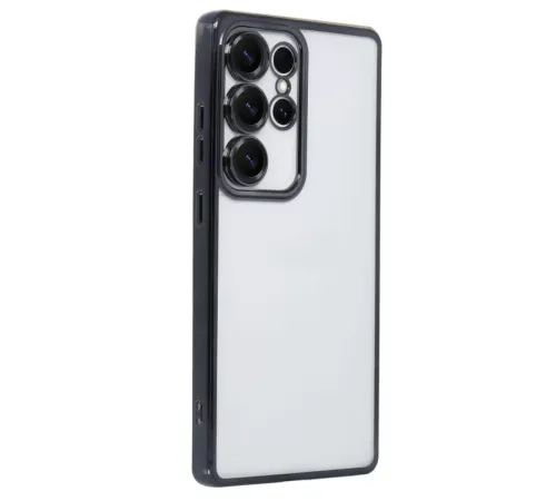 Samsung Galaxy S25 Ultra Kılıf Lensli Silikon - Siyah