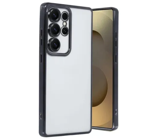 Samsung Galaxy S25 Ultra Kılıf Lensli Silikon - Siyah