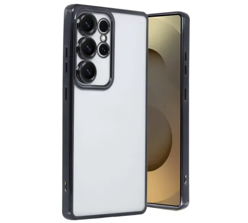Samsung Galaxy S25 Ultra Kılıf Lensli Silikon - Siyah