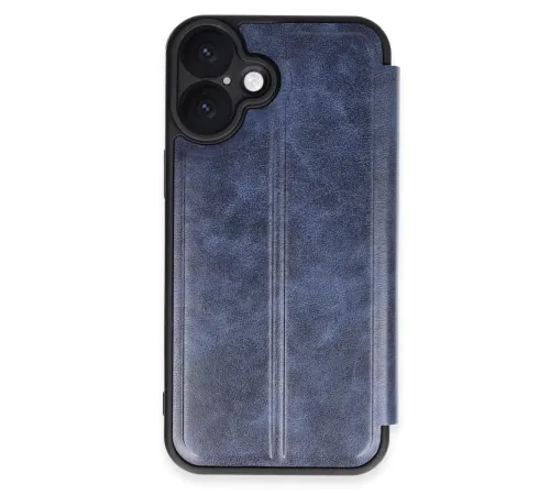 Apple iPhone 16 Plus Kılıf Flip Cover - Lacivert