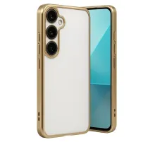 Samsung Galaxy A24 4G Prime Kılıf Lensli Silikon - Gold