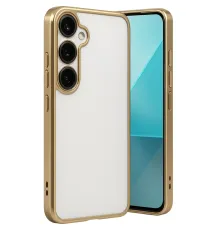 Samsung Galaxy A24 4G Prime Kılıf Lensli Silikon - Gold