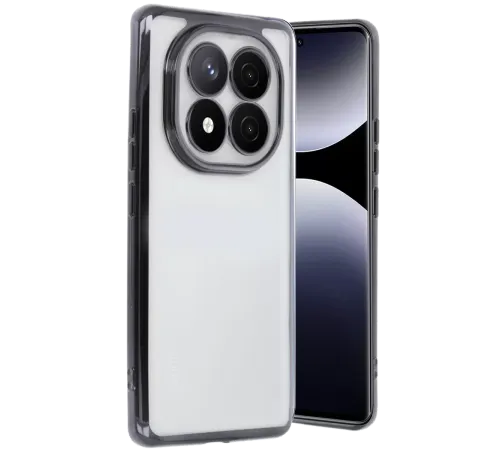 Xiaomi Redmi Note 14 Pro 5G Kılıf Lensli Silikon - Siyah