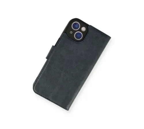 Apple iPhone 14 Kılıf Trend S Plus Kapaklı Kılıf - Lacivert