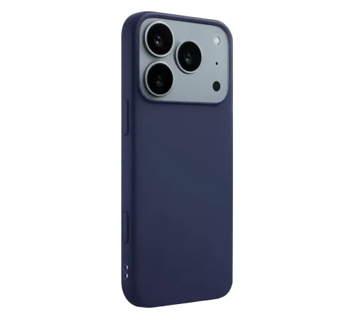 Apple iPhone 17 Pro Max First Silikon - Lacivert