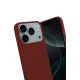 Apple iPhone 17 Pro Max First Silikon - Bordo