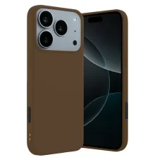 Apple iPhone 17 Pro Max First Silikon - Kahverengi