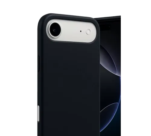 Apple iPhone 17 Air Nano içi Kadife Silikon - Siyah