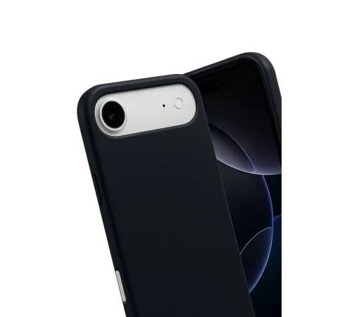 Apple iPhone 17 Air Nano içi Kadife Silikon - Siyah