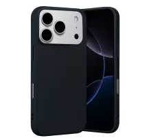 Apple iPhone 17 Pro Max Nano içi Kadife Silikon - Siyah