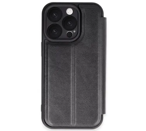 Apple iPhone 16 Pro Kılıf Flip Cover - Siyah