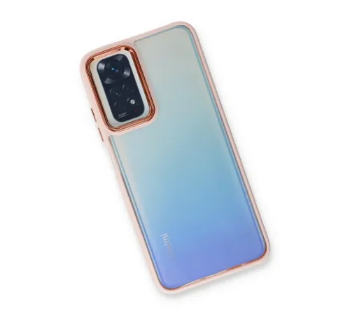 Xiaomi Redmi Note 11 Pro Kılıf Dora Kapak - Pudra