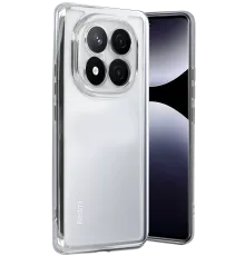 Xiaomi Redmi Note 14 Pro 5G Kılıf Lensli Silikon - Gümüş