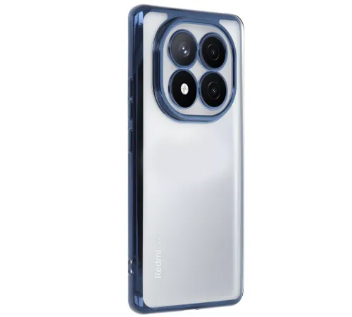 Xiaomi Redmi Note 14 Pro 5G Kılıf Lensli Silikon - Lacivert