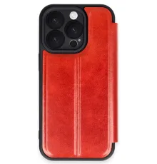 Apple iPhone 16 Pro Kılıf Flip Cover - Kırmızı
