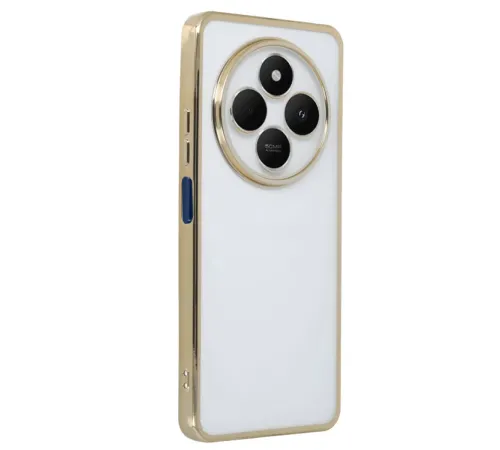 Xiaomi Redmi 14C Kılıf Lensli Silikon - Gold