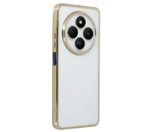 Xiaomi Redmi 14C Kılıf Lensli Silikon - Gold