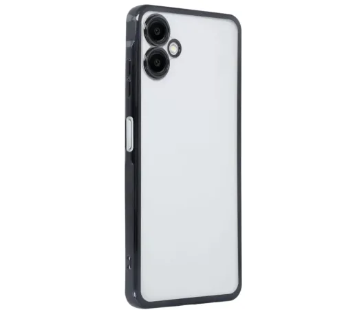 Samsung Galaxy A06 Kılıf Lensli Silikon - Siyah