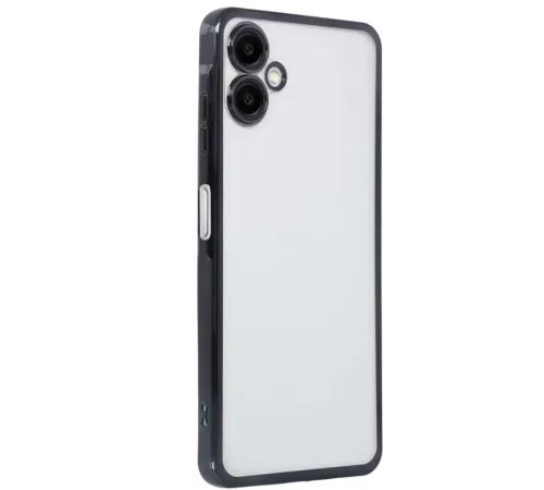 Samsung Galaxy A06 Kılıf Lensli Silikon - Siyah
