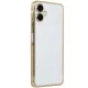 Samsung Galaxy A06 Kılıf Lensli Silikon - Gold