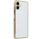 Samsung Galaxy A06 Kılıf Lensli Silikon - Gold