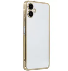 Samsung Galaxy A06 Kılıf Lensli Silikon - Gold