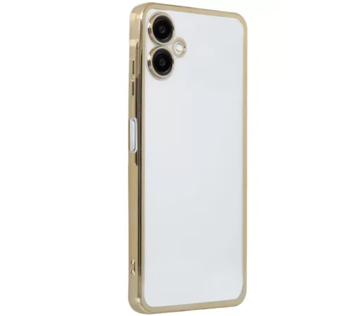 Samsung Galaxy A06 Kılıf Lensli Silikon - Gold