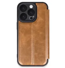 Apple iPhone 16 Pro Kılıf Flip Cover - Taba