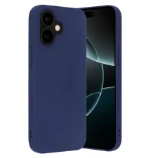 Apple iPhone 17 Nano içi Kadife Silikon - Lacivert