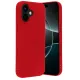 Apple iPhone 17 Nano içi Kadife Silikon - Kırmızı