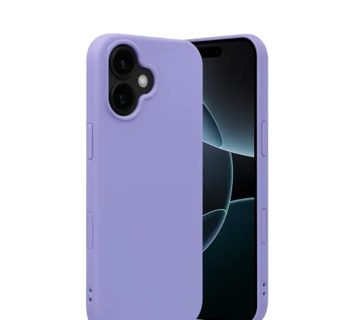 Apple iPhone 17 Nano içi Kadife Silikon - Lila