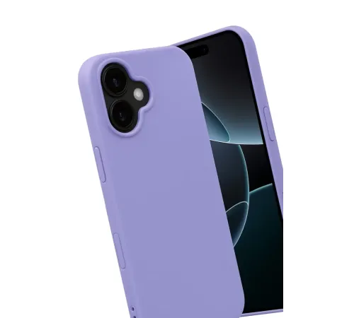 Apple iPhone 17 Nano içi Kadife Silikon - Lila