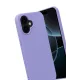 Apple iPhone 17 Nano içi Kadife Silikon - Lila