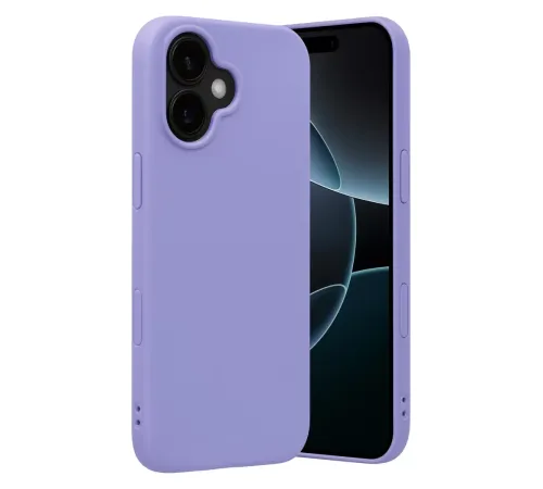 Apple iPhone 17 Nano içi Kadife Silikon - Lila
