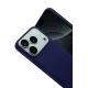 Apple iPhone 17 Pro Nano içi Kadife Silikon - Lacivert