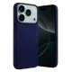 Apple iPhone 17 Pro Nano içi Kadife Silikon - Lacivert