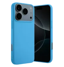 Apple iPhone 17 Pro Nano içi Kadife Silikon - Mavi
