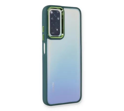 Xiaomi Redmi Note 11 Pro Kılıf Dora Kapak - Haki Yeşil