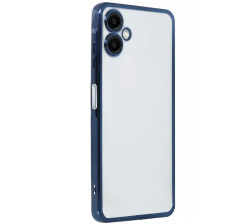 Samsung Galaxy A06 Kılıf Lensli Silikon - Lacivert