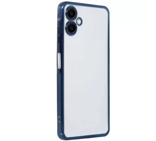 Samsung Galaxy A06 Kılıf Lensli Silikon - Lacivert