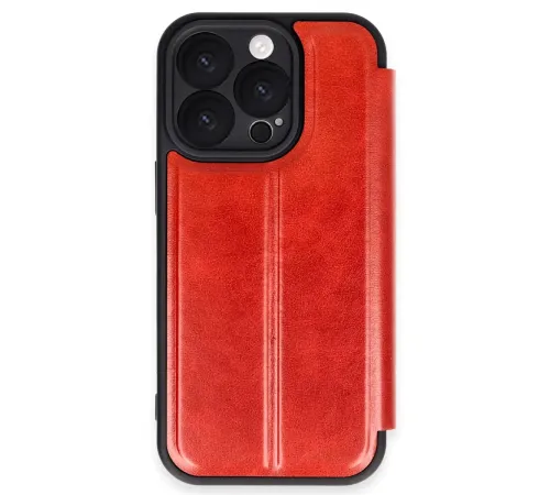 Apple iPhone 16 Pro Max Kılıf Flip Cover - Kırmızı