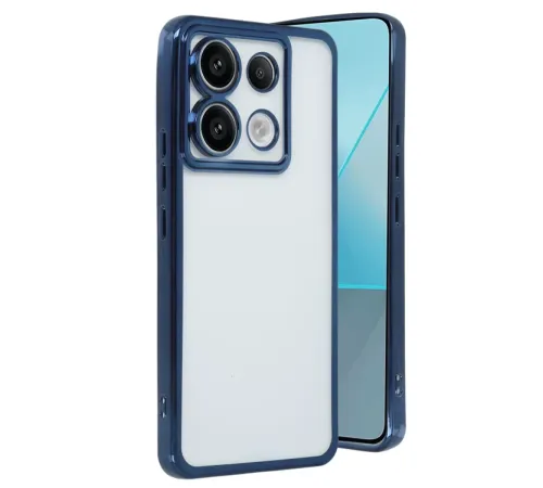 Xiaomi Redmi Note 13 Pro 4G Kılıf Lensli Silikon - Lacivert