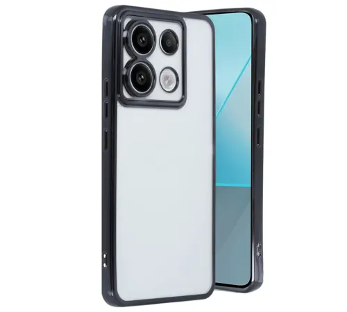 Xiaomi Redmi Note 13 Pro 5G Kılıf Lensli Silikon - Siyah