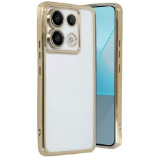 Xiaomi Redmi Note 13 Pro 5G Kılıf Lensli Silikon - Gold