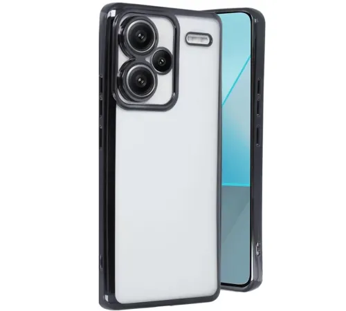 Xiaomi Redmi Note 13 Pro Plus Kılıf Lensli Silikon - Siyah