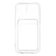 Apple iPhone 12 Kılıf Kart Şeffaf Silikon - Şeffaf