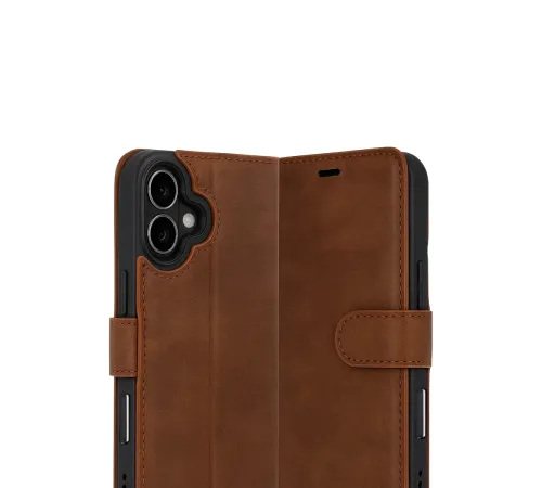 Apple iPhone 17 Trend S Plus Kapaklı Kılıf - Taba