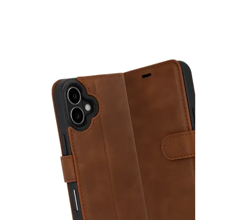 Apple iPhone 17 Trend S Plus Kapaklı Kılıf - Taba