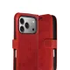 Apple iPhone 17 Pro Trend S Plus Kapaklı Kılıf - Kırmızı